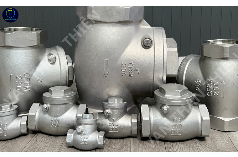 Van 1 chiều lá lật inox 304