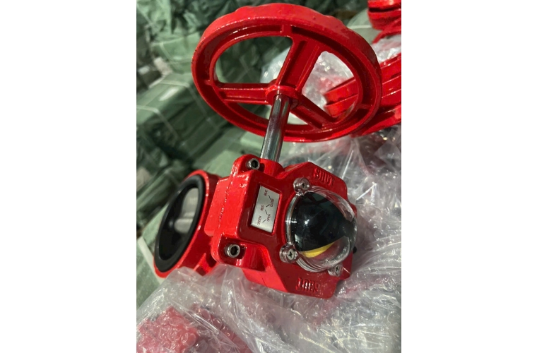 Van bướm gang tín hiệu điện